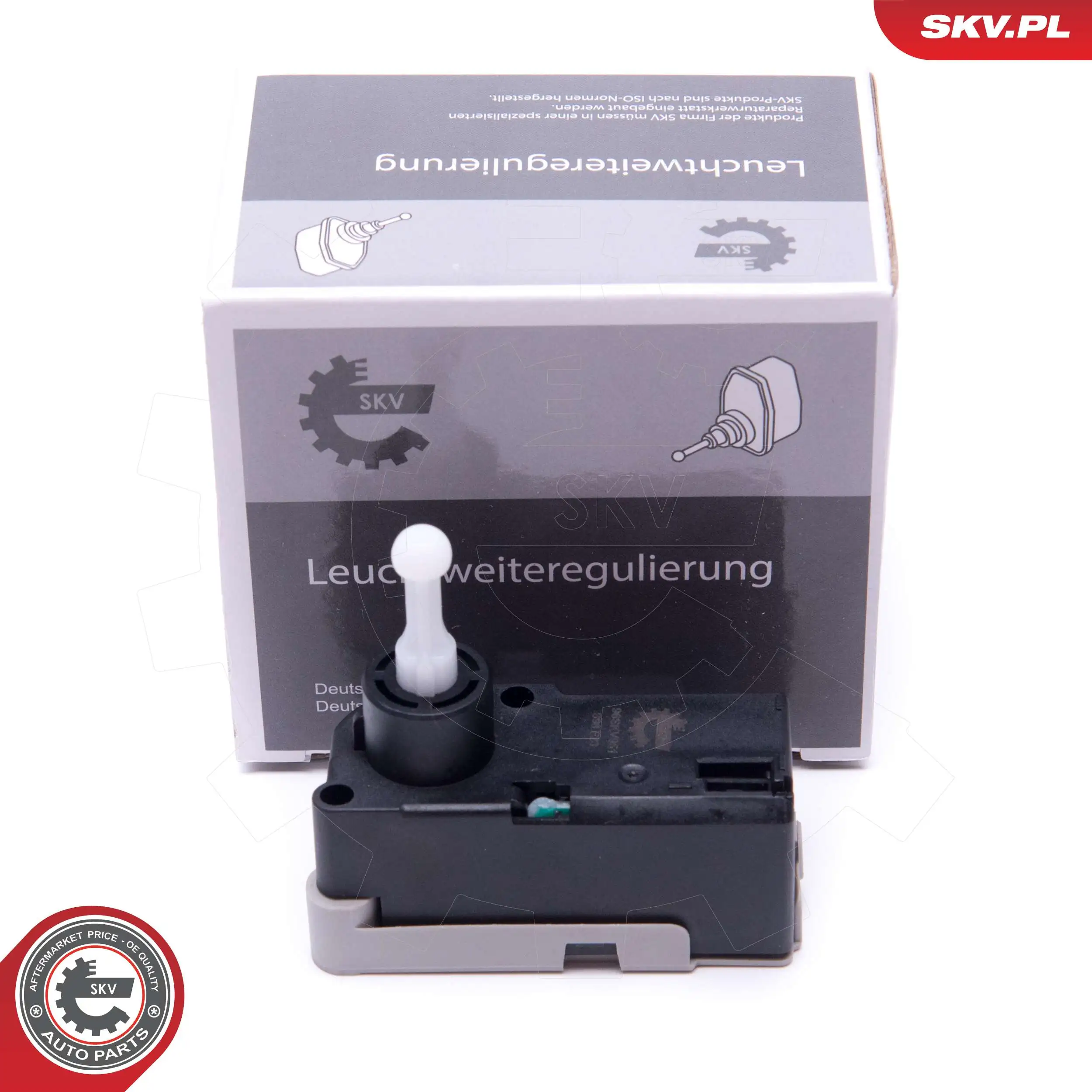 Actuator, headlight levelling